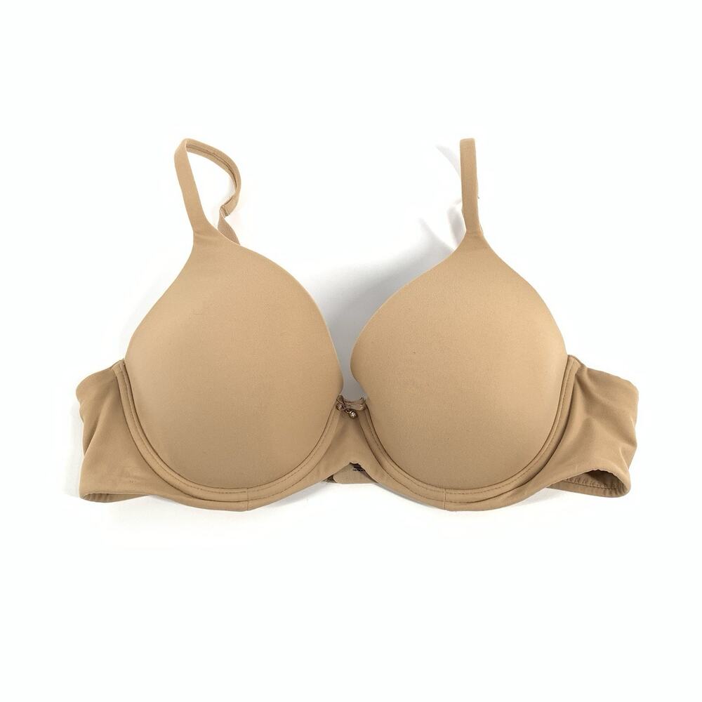 Soma Embraceable Perfect Coverage Push Up Bra Size 36C Womens Beige Nude T-Shirt